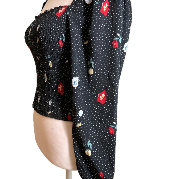 Abercrombie & Fitch Crop Top Floral size S - Picture 4 of 7